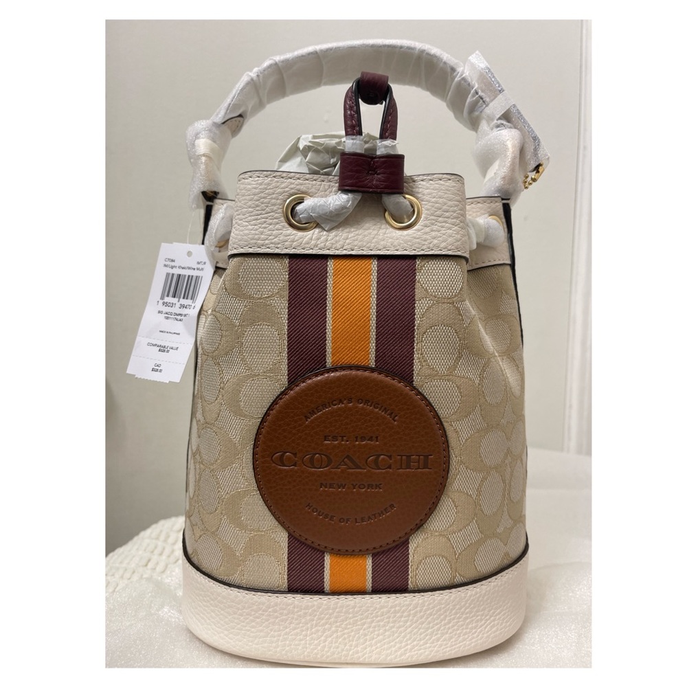 Coach Bucket signature jacquard bag! Brand New!